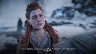 Horizon Zero Dawn Funny Dialogue Breaking the Fourth Wall Frozen Wilds DLC