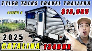 New 2025 Catalina 134BHX! BEST FAMILY TRAVEL TRAILER THAT SLEEPS 4 AND SUPER LIGHT WEIGHT!