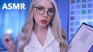 АСМР ЛАБОРАНТ  ОСМОТР 6 ОРГАНОВ ЧУВСТВ | ASMR Exam