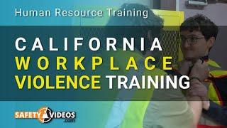 California Workplace Violence Training