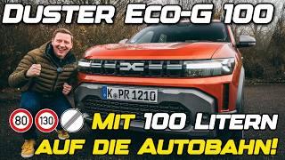 2025 Dacia Duster TCe 100 Eco-G | 2000km WITHOUT refueling possible?! | 1000KM consumption test