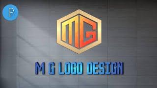 Make professional MG logo within a minute |Professional Logo Design | How to make logo on pixellab