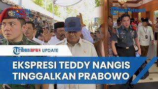 Detik-detik Mayor Teddy TINGGALKAN Prabowo karena Naik Jabatan, Berkaca-kaca Tenteng Tas Besar