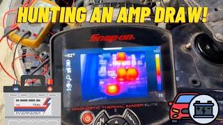 Battery Dies Overnight! Watch the Amp Draw