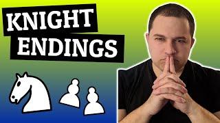 Knight Endgames Crash Course - Tips and Tricks For Using Knights - Basic Knight Ideas In Endings