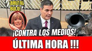  BRUTAL BOFETÓN DE PEDRO SÁNCHEZ CONTRA LOS MEDIOS DEJA EN SHOCK A BEGOÑA GÓMEZ POR BRUTAL BULO