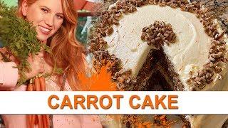 Carrot Cake | From Carrots to Carrot Cake with cream cheese frosting (Video Recipe)