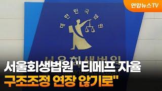 서울회생법원 "티메프 자율 구조조정 연장 않기로" / 연합뉴스TV (YonhapnewsTV)