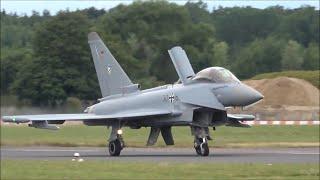 German Eurofighter EF2000 Typhoon Luftwaffe MEGA AIR DEMO RIAT 2024