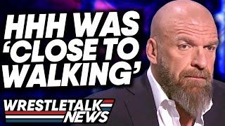 WWE Star Shockingly Quits! Big AEW Vs NXT Move, Triple H Nearly Walked, WWE Raw | WrestleTalk