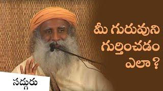 గురువును ఎలా వెతుక్కోవాలి? How to Find Your Guru | Sadhguru Telugu