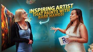 American Art Gallery Episode 1: Inspiring Artist That Paints With Bare Hands