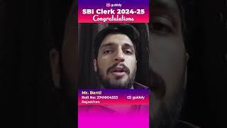  Mr. Banti Cracks SBI Clerk 2024-25!  | His Inspiring Journey to Dream Job  #sbiclerk #ibps