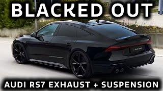 NEW EXHAUST Audi RS7 C8 - Umbau mit Soundcheck & Drive By & Exhaust Sound - BTM Turbo