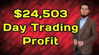 $24,503 Day Trading Bitcoin - Live Crypto Trading Proof!