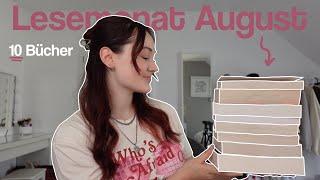 Diese 10 Bücher habe ich im August gelesen!🫶