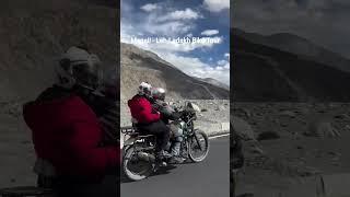 Enjoy Ladakh Manali Leh Ladakh Bike Trip. #viralvideo #biketrip #youtubeshorts #viralreels