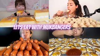 MUKBANG CHALLENGE COMPILATION | LETS EAT WITH MUKBANGERS