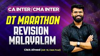 Direct Tax Marathon Revision in Malayalam | CA Inter & CMA Inter |