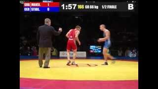 EM 2012 Gr 66kg Frank Staebler GER - Aleksandar Maksimovic SRB 1/2 Finale