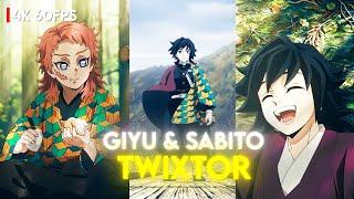 Giyu & Sabito  Backstory Twixtor | Demon Slayer Season 4 Episode 2