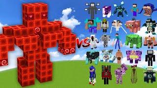 BLOOD HEROBRINE vs All Minecraft Bosses - Minecraft Mob Battle