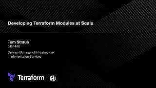 Developing Terraform Modules at Scale