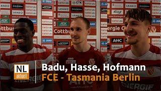 FC Energie Cottbus | Torschütze Malcolm Badu, Dauerrenner Tobias Hasse, Vorlagengeber Jonas Hofmann