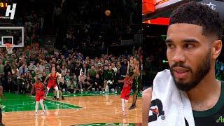 Jayson Tatum Reacts to his GAME WINNER vs Raptors, Full Postgame Interview