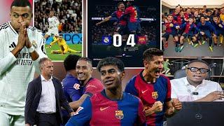 MADRID 0 - BARCELONA 4. SUPER HANSI BALL, HOW BARCA USED THIS TO PUNISH MADRID, ALL SITUATIONS