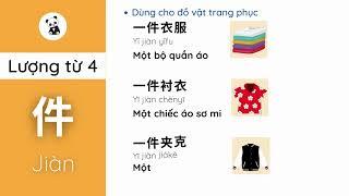 Mỗi ngày học 10 LƯỢNG TỪ TIẾNG TRUNG - PHẦN 1