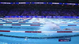 Zach Harting's Energy Is Unmatched In 200m Butterfly Win