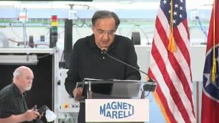 Marchionne Magneti Marelli Plant Opening Speech