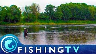 Salmon Fishing On The River Tay In Scotland