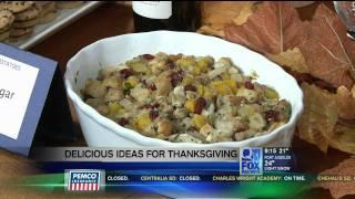 Thanksgiving Recipes - Sweet Potato Mash and Butternut Squash and Sausage Stuffing