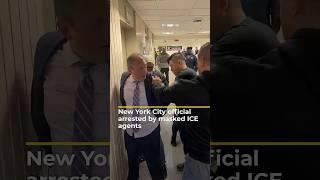 New York City Comptroller Brad Lander arrested by ICE agents | AJ #shorts