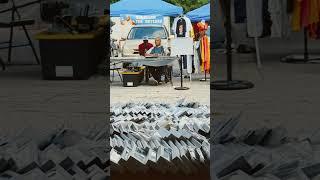 Abdullah the Butcher Selling Autographs at the Flea Market! WCW CWA WWF WWE Hall of Fame