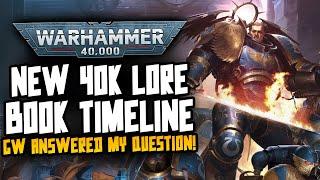 Games Workshop RESPONDED to me! 40K LORE TIMELINE