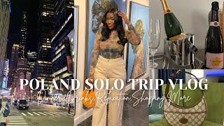SOLO TRAVEL VLOG POLAND  Sightseeing in Warsaw, Luxury Shopping, Solo Dinner datesl LUCY BENSON