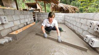 Full VIDEO: How to build a pig house, pour concrete on the kitchen floor, build a wood stove