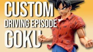 Sculpting Goku in his DRIVING OUTFIT was TOUGH! Custom Dragon Ball Z figure!