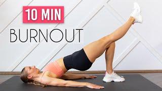 10 MIN GLUTE BRIDGE BURNOUT - on the floor booty pump!