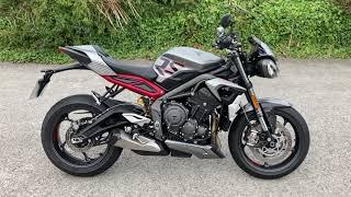 2023 TRIUMPH STREET TRIPLE 765 RS, 444 MILES - WALKAROUND - COMPLETELY MOTORBIKES