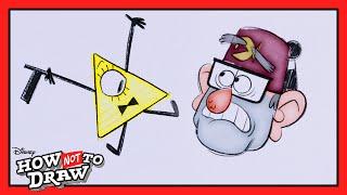 Gravity Falls Grunkle Stan Cartoon Comes to Life ️ | How NOT to Draw |  @disneychannel