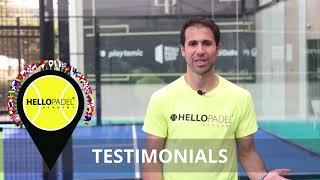 Testimonials about HELLO PADEL ACADEMY