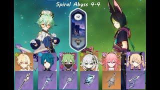 Sucrose Hyperbloom & Tighnari Spread | Spiral Abyss 4.4