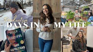 PRODUCTIVE DAYS: a rough 10km run, lots of work events, life chats & more | VLOG