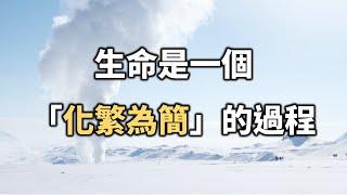 2022 生命是一個「化繁為簡」的過程。人到中年，不妨一看 Life is a process of "simplification"【愛學習 】