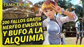 200 FALLOS FREE!! #BDO NERFEO EVASION Y NUEVOS ELIXIRES