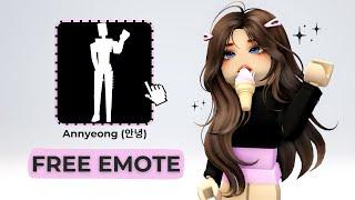 HURRY! GET ANNYEONG (안녕) FREE EMOTE 